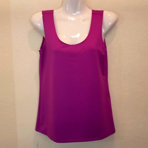 Chico's Violet Microfiber Basic Tank Top - Picture 2 of 11